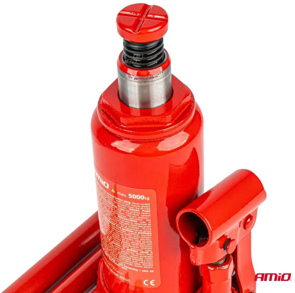Hidraulinis stulpinis keltuvas 5 t, PVC dėžė AMIO-04183