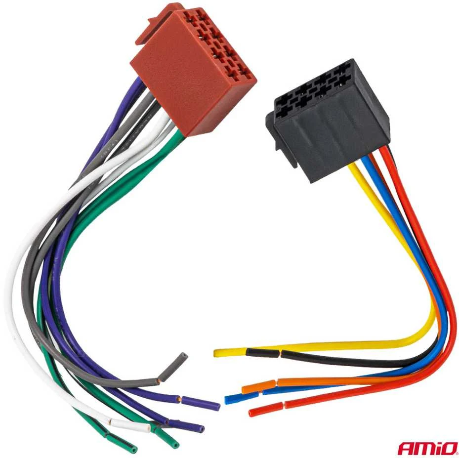 ISO CCA 5A 12V moteriška jungtis, AMIO-04444