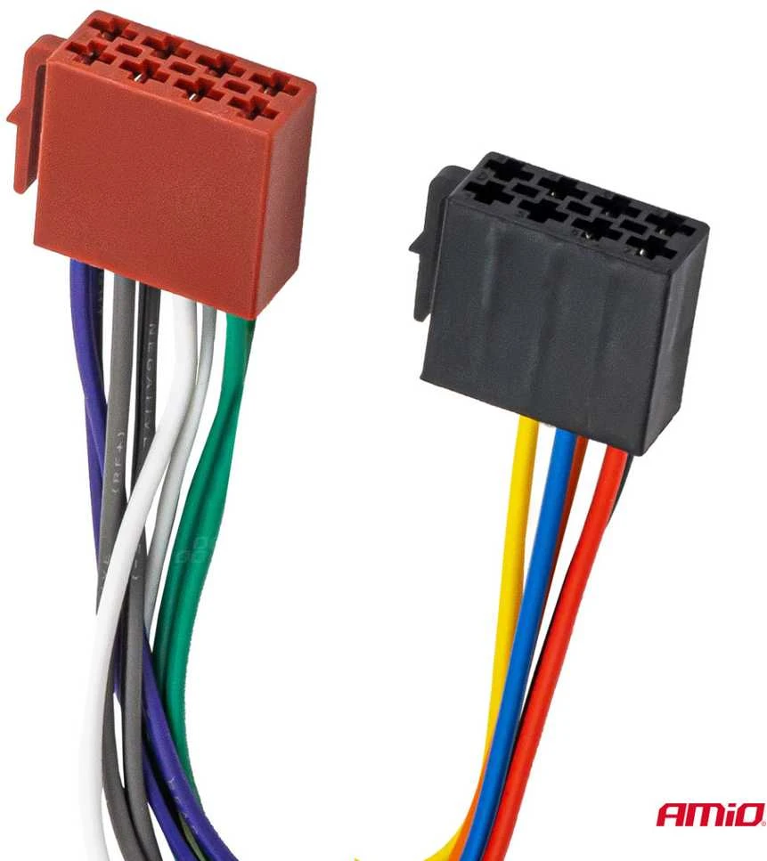 ISO CCA 5A 12V moteriška jungtis, AMIO-04444