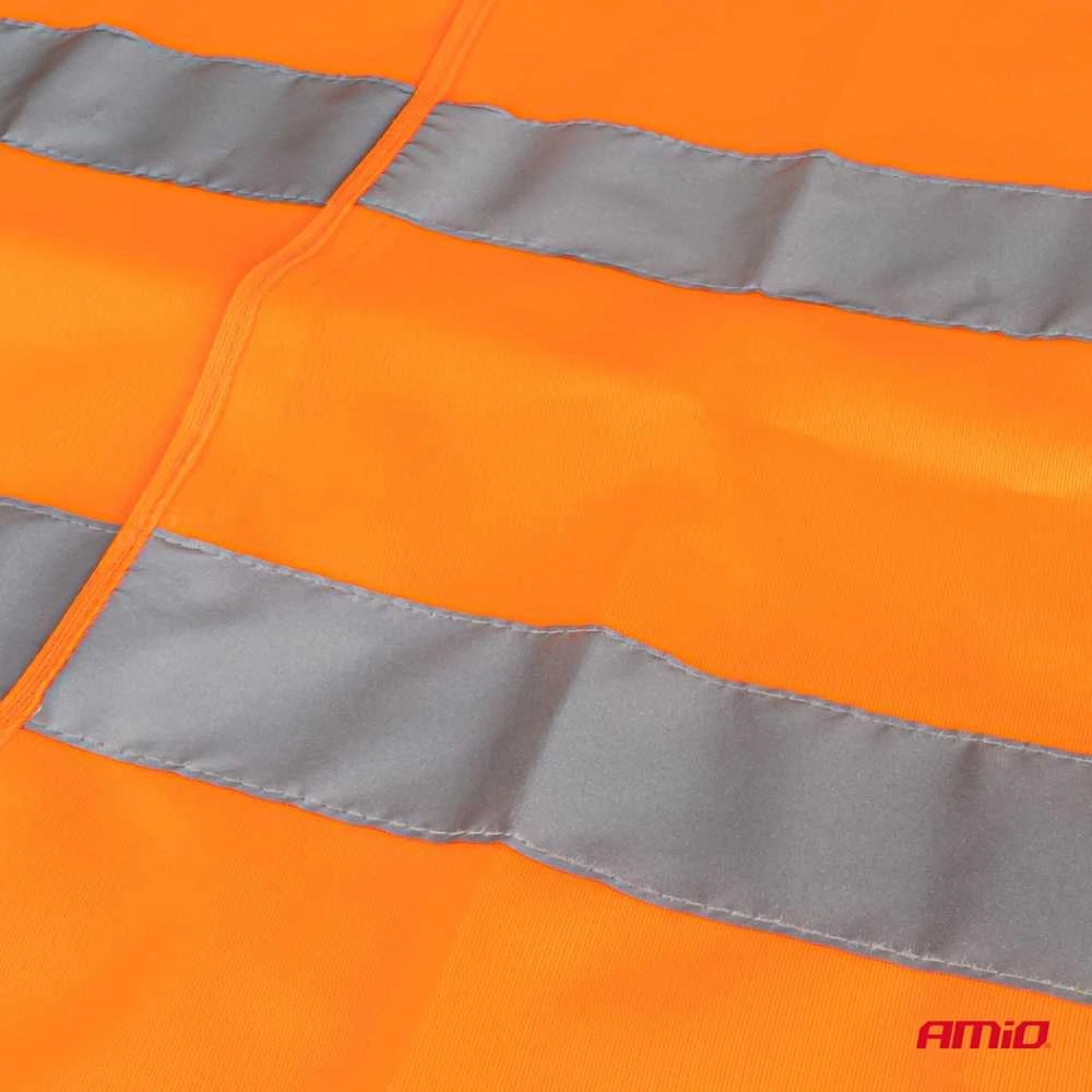 Įspėjamoji atšvaitinė liemenė XXXL, oranžinė AMIO-03986