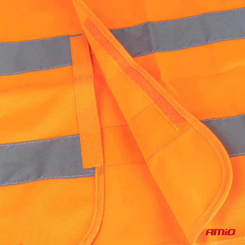 Įspėjamoji atšvaitinė liemenė XXXL, oranžinė AMIO-03986