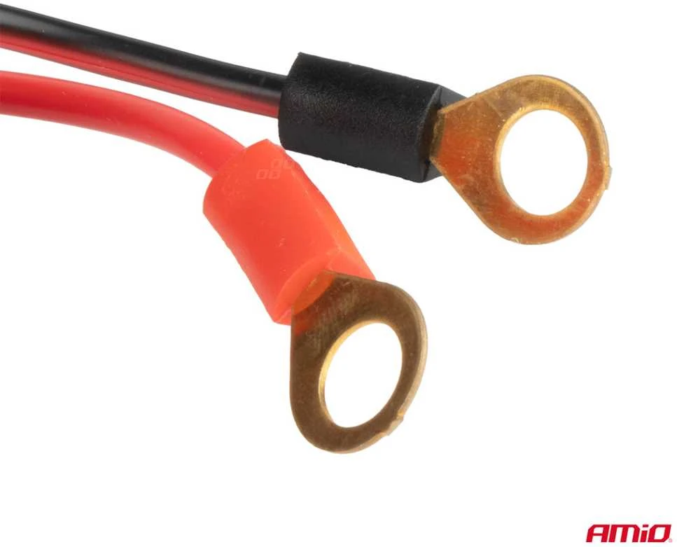 Išplėtimo lizdas su voltmetru, USB ir USB-C 12–24 V, AMIO-03782