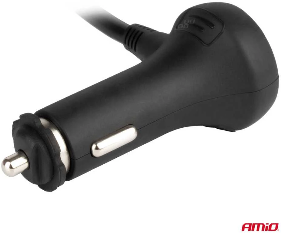 Išplėtimo lizdas su voltmetru, USB ir USB-C 12–24 V, AMIO-03781