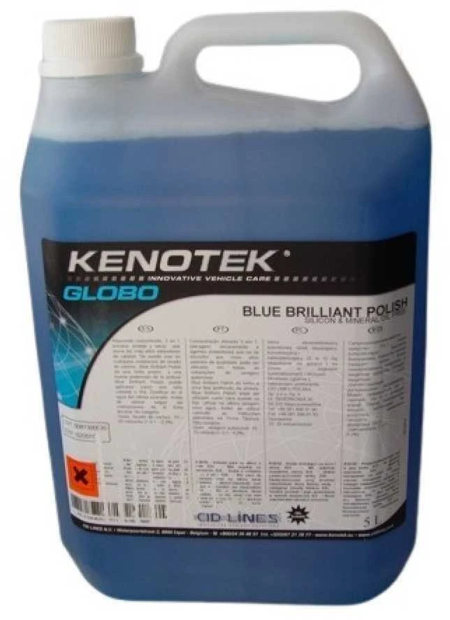 KENOTEK Mėlyna Brilliant Polish, vaškas, 5 L