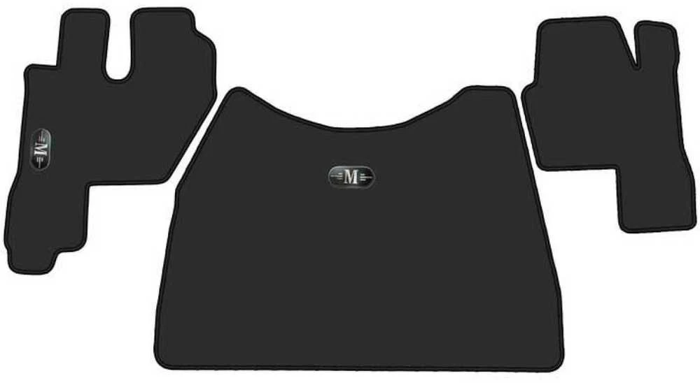 Kilimėliai COMFORT MERCEDES-BENZ ACTROS MP II, MP III Megaspace (pneumatic seat) / 2002-2011m. - (3vnt.)