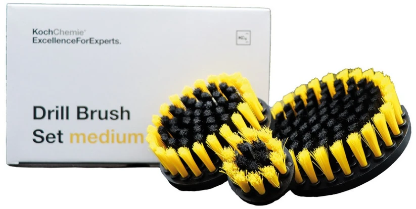 KOCH CHEMIE Drill Set medium, šepečių ant suktuko komplektas