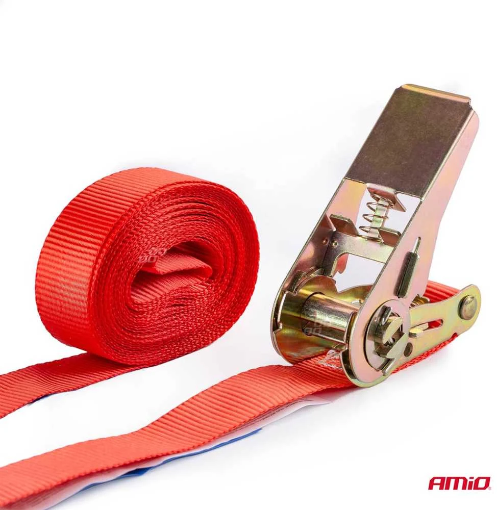 Krovinių tvirtinimo diržas su įtempikliu 500 kg, 5 m x 25 mm, BELT-07 AMIO-02875