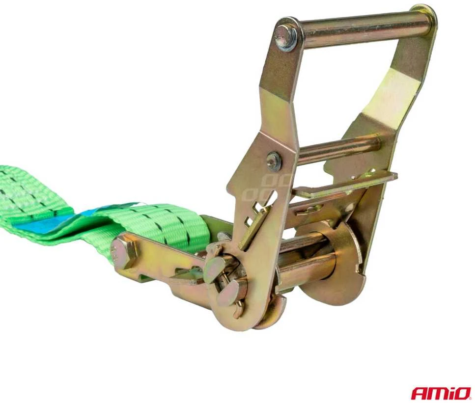 Krovinių tvirtinimo diržas su įtempikliu 2000 kg, 4 m x 38 mm, AMIO-03294