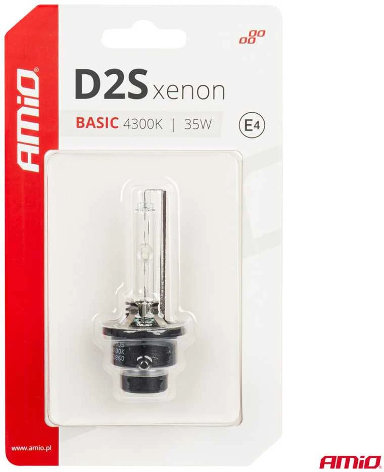 Ksenono lemputė D2S 35W 4300K AMiO BASIC blister AMIO-03860