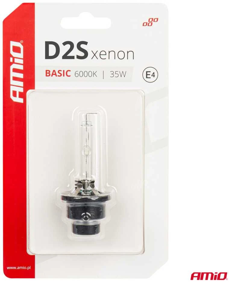 Ksenono lemputė D2S 35W 6000K AMiO BASIC blister AMIO-03861