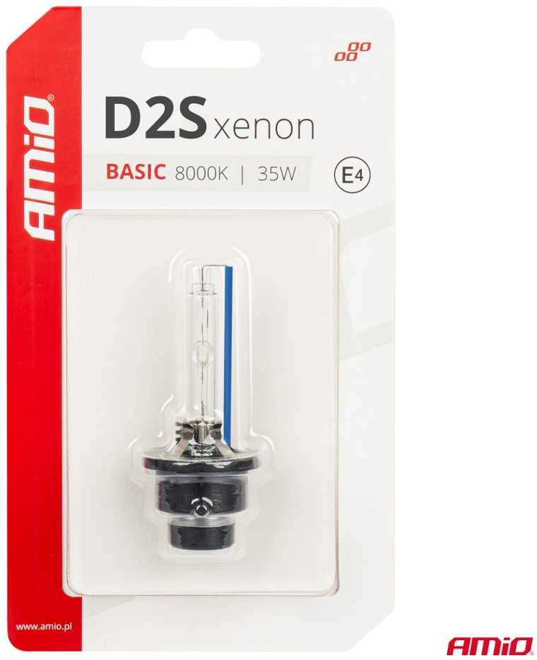 Ksenono lemputė D2S 35W 8000K AMiO BASIC blister AMIO-03862