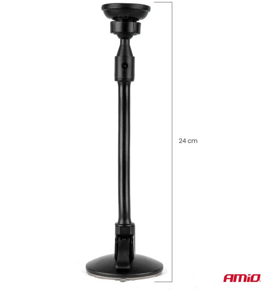 Lankstus magnetinis laikiklis automobiliui ant priekinio stiklo AMiO-04143