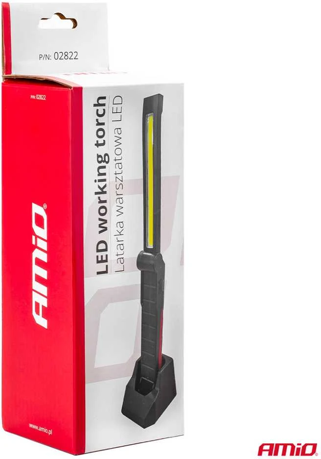 LED darbo žibintas su įkrovimo stotele WT12 AMIO-02822