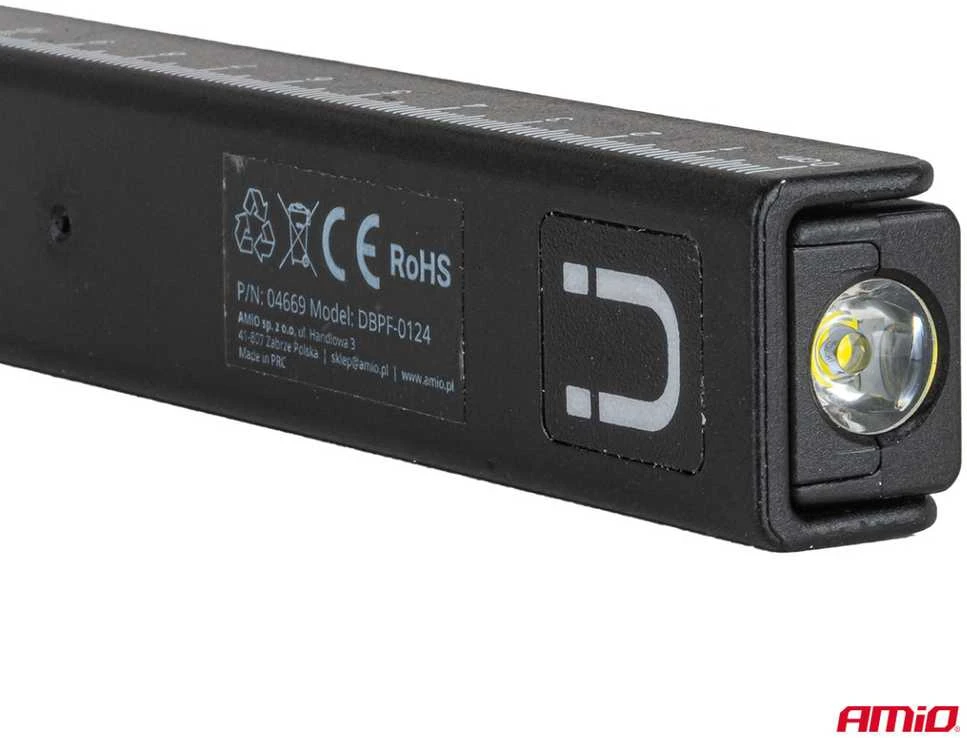 LED inspekcinių žibintų rinkinys, 10 vnt., akumuliatoriniai XTE + SMD, 600 mAh, AMIO-04670