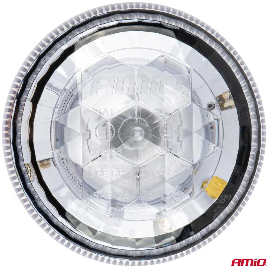 LED įspėjamasis žibintas W25p 24LED 12/24V IP66 AMIO-03338