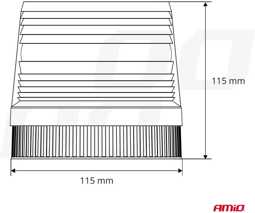 Lempa Amio LED stroboscopic lamp 12V