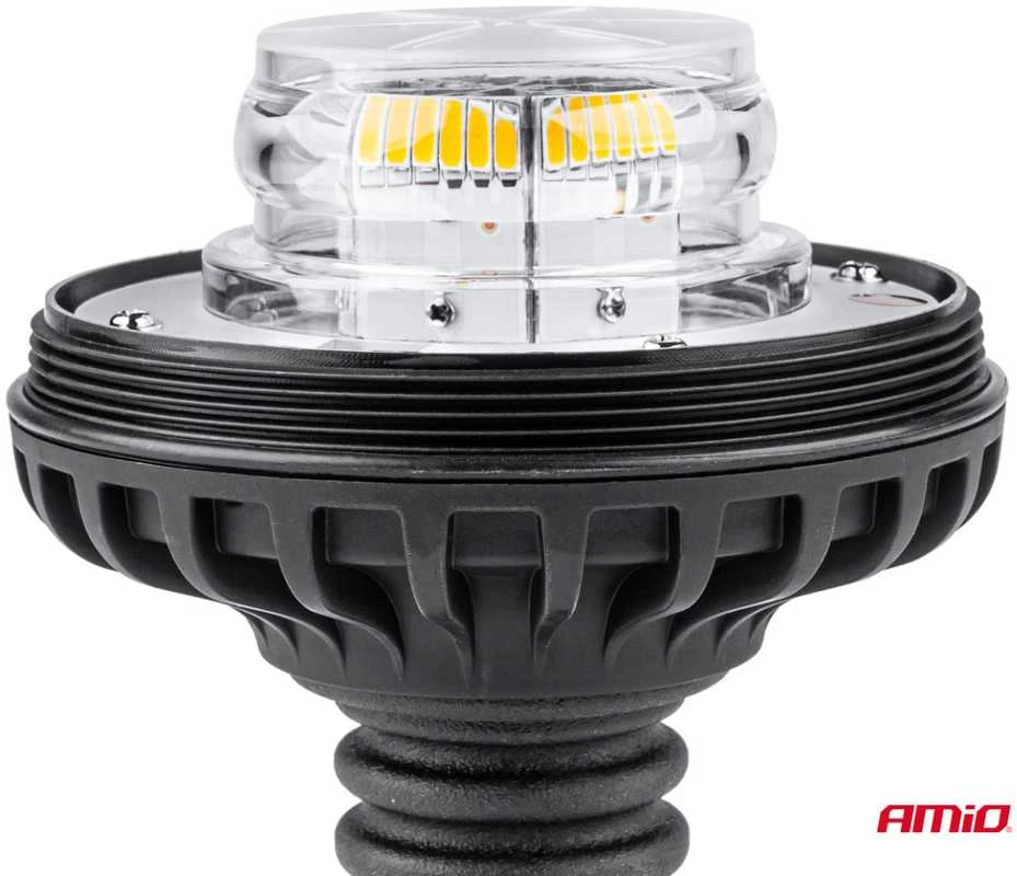 LED įspėjamoji lempa 36 LED flex R65 R10 12V 24V W03p AMIO-02293