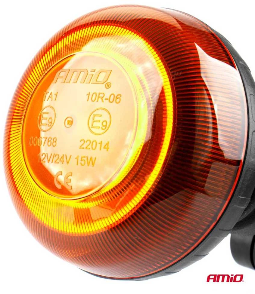 LED įspėjamoji lempa flex R65 R10 12V 24V W21pl AMIO-02921
