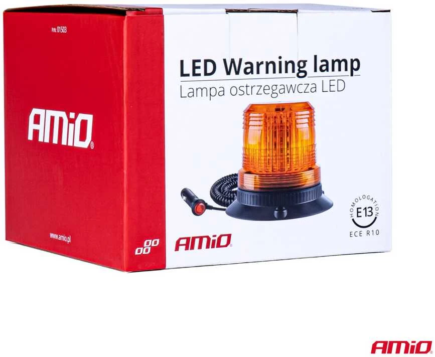 LED įspėjamoji lempa R10 12V 24V W14M AMIO-01503