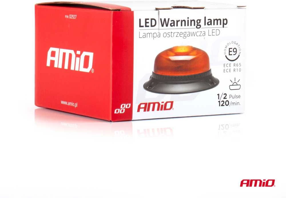 LED įspėjamoji lempa R65 R10 12V 24V W213bl AMIO-02927