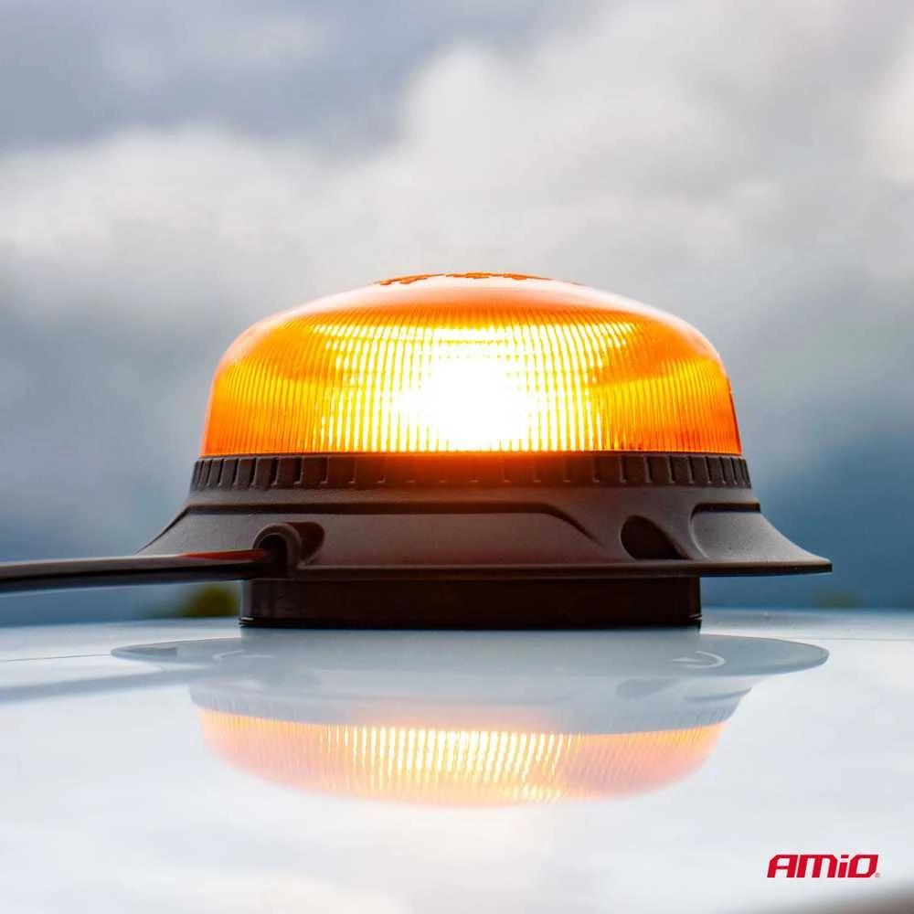 LED įspėjamoji lempa R65 R10 12V 24V W213bl AMIO-02927
