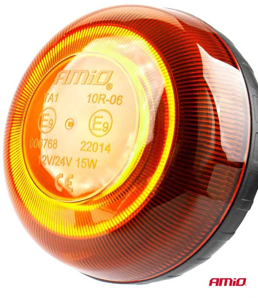 LED įspėjamoji lempa R65 R10 12V 24V W21sb AMIO-02923