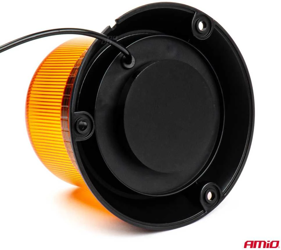 LED įspėjamoji lempa su magnetu W22m, ECE R10 60LED 12/24V IP66 AMIO-03337