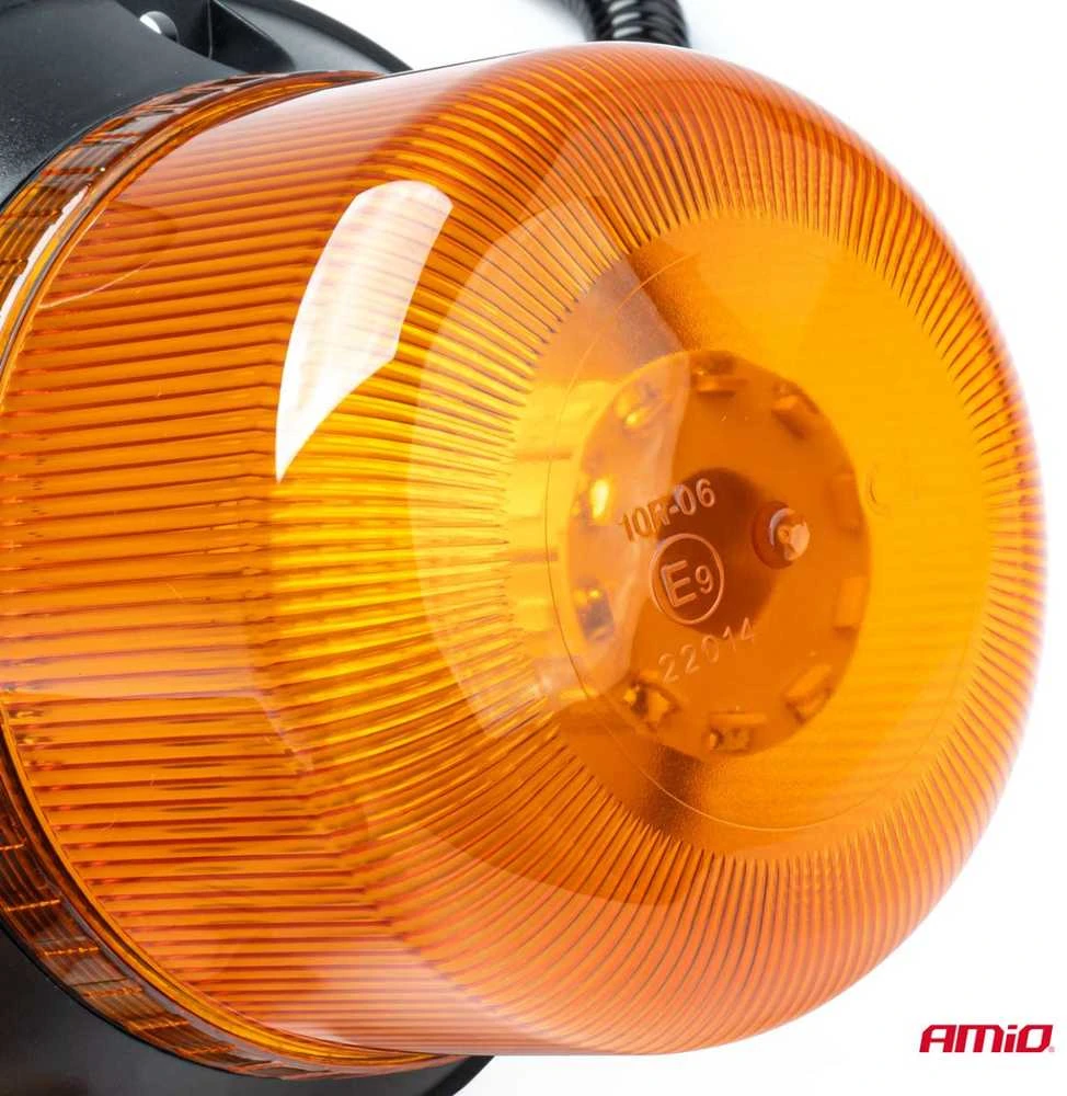 LED įspėjamoji lempa su magnetu W22m, ECE R10 60LED 12/24V IP66 AMIO-03337