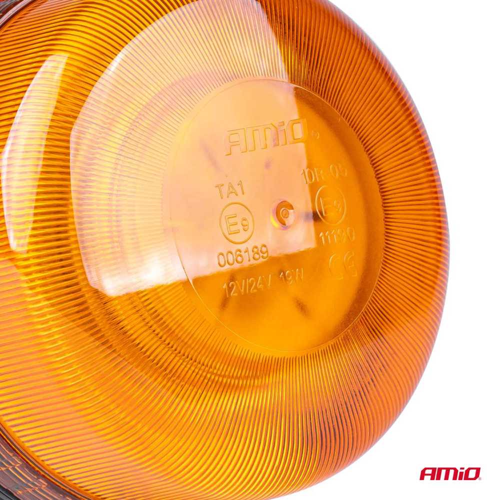 Įspėjamoji lemputė 36 led magnetas r65 r10 12-24v w03m amio-02295