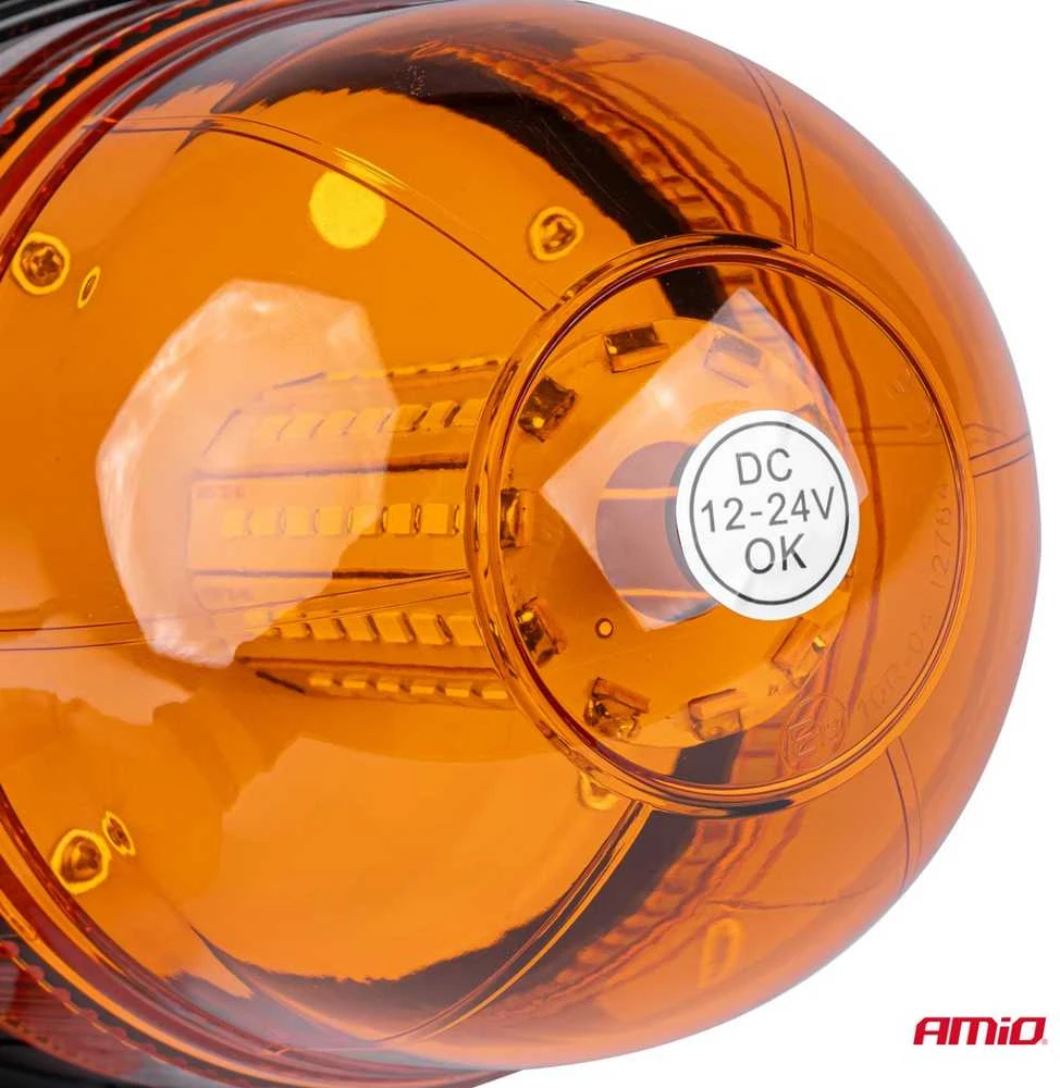 LED įspėjamoji lempa W09M MAG/3 BOLT, ECE R10 80LED 12/24V IP56 AMIO-01502