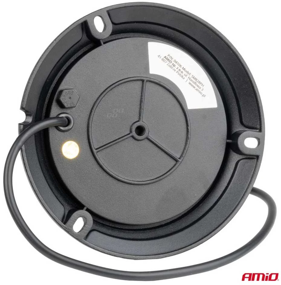 LED įspėjamoji lempa W28B 12V 24V AMIO-04106