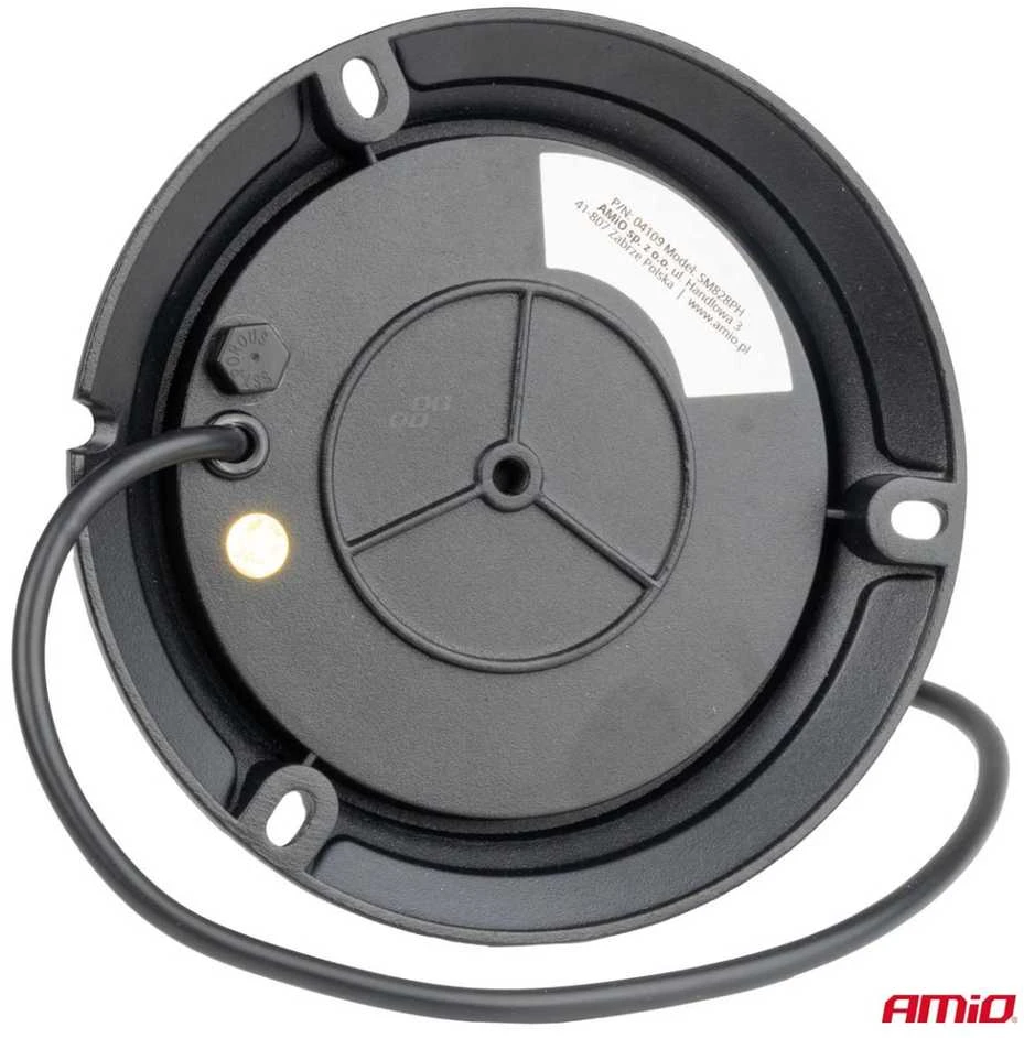 LED įspėjamoji lempa W28B 12V 24V AMIO-04109