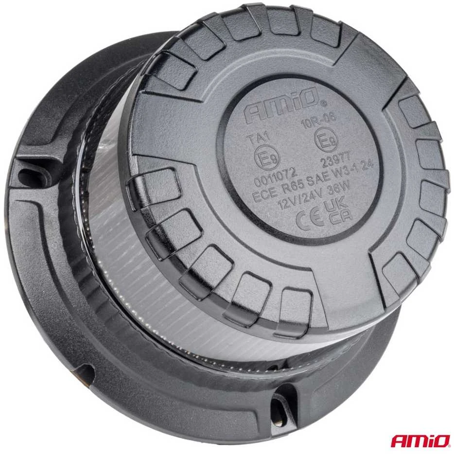 LED įspėjamoji lempa W28M 12V 24V AMIO-04108