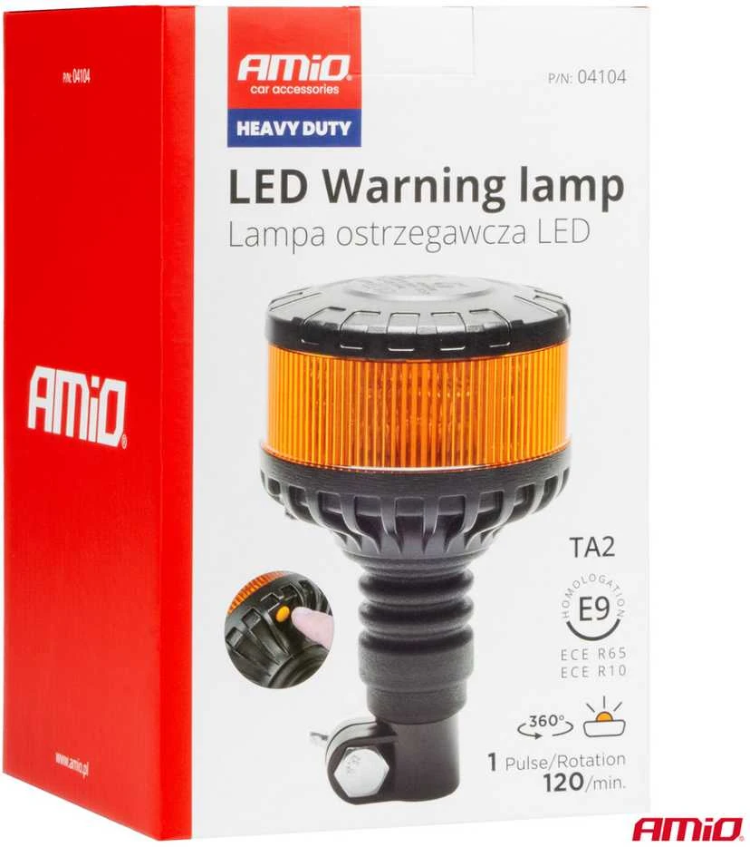 LED įspėjamoji lempa W28P 12V 24V AMIO-04104