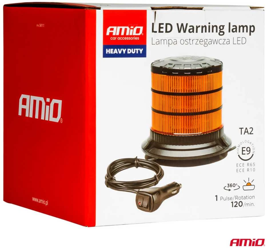 LED įspėjamoji lempa W30M 12V 24V AMIO-04111