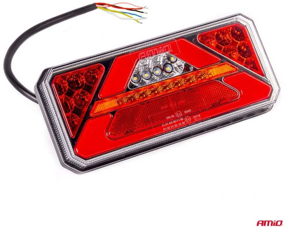 LED Kombinuota galinė lempa AMiO RCL-02-L dynamic, kairė