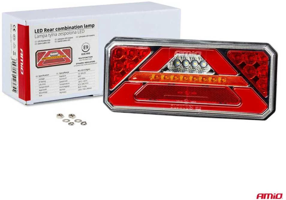 LED Kombinuota galinė lempa AMiO RCL-02-R dynamic, dešinė