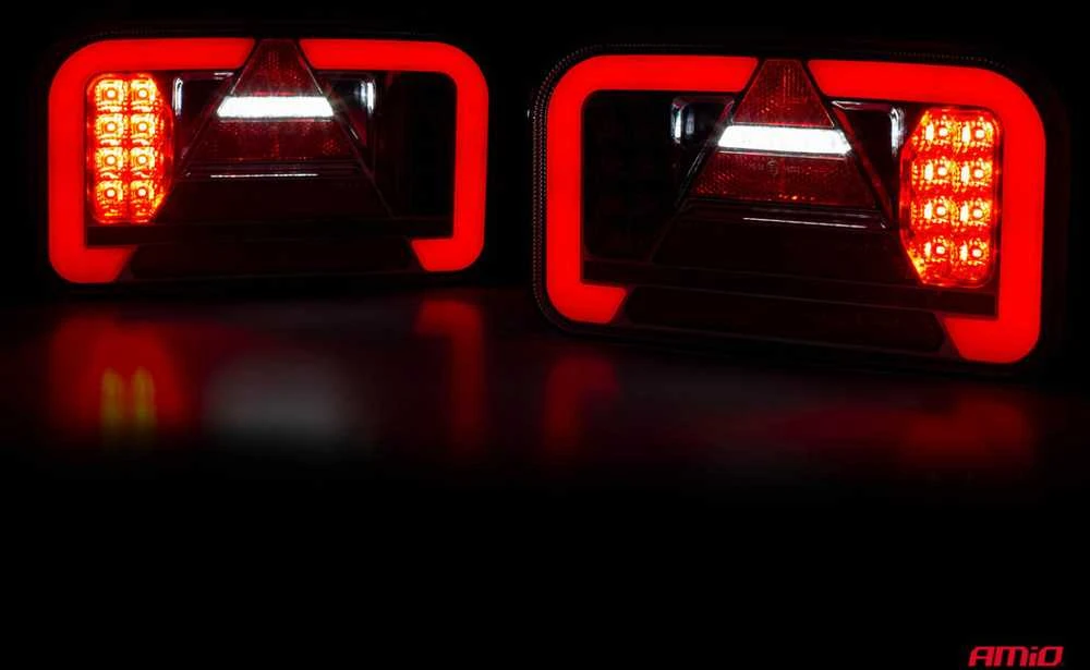 LED Kombinuota galinė lempa AMiO RCL-03-L dynamic, kairė