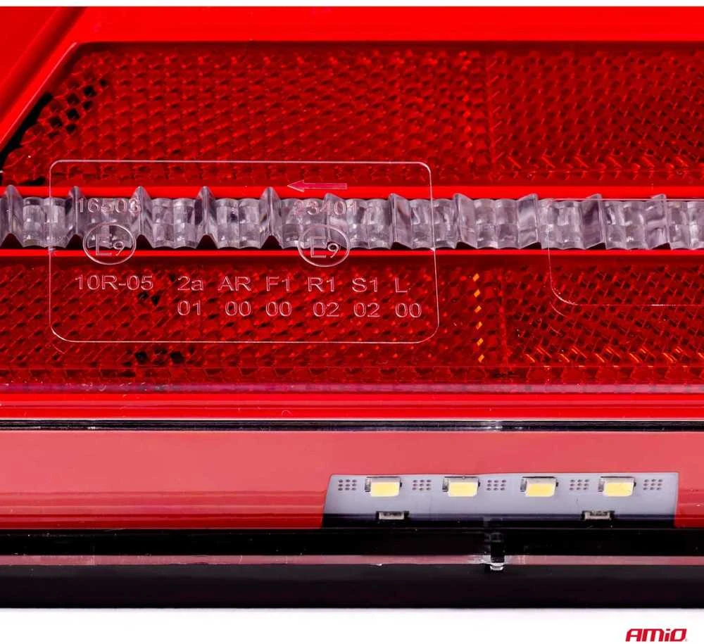LED Kombinuota galinė lempa AMiO RCL-04-L dynamic, kairė