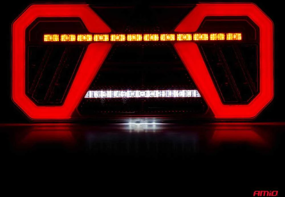 AMiO RCL-04-L kairė lempa su šviečiančiais LED elementais