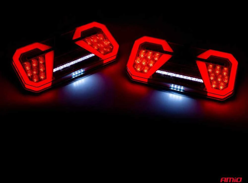 LED Kombinuota galinė lempa AMiO RCL-04-L dynamic, kairė