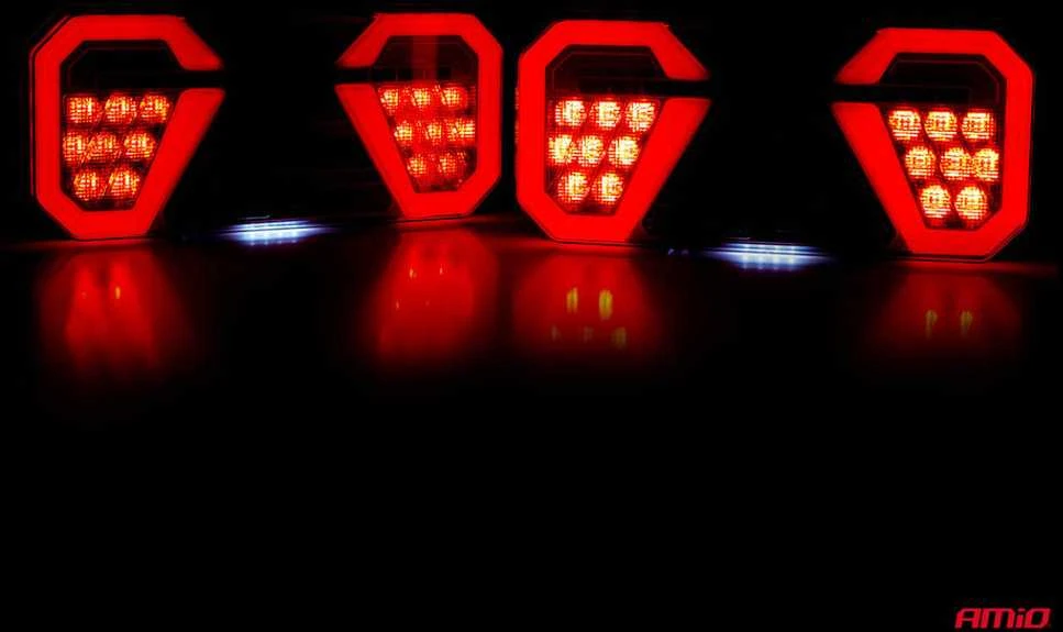 LED Kombinuota galinė lempa AMiO RCL-04-L dynamic, kairė