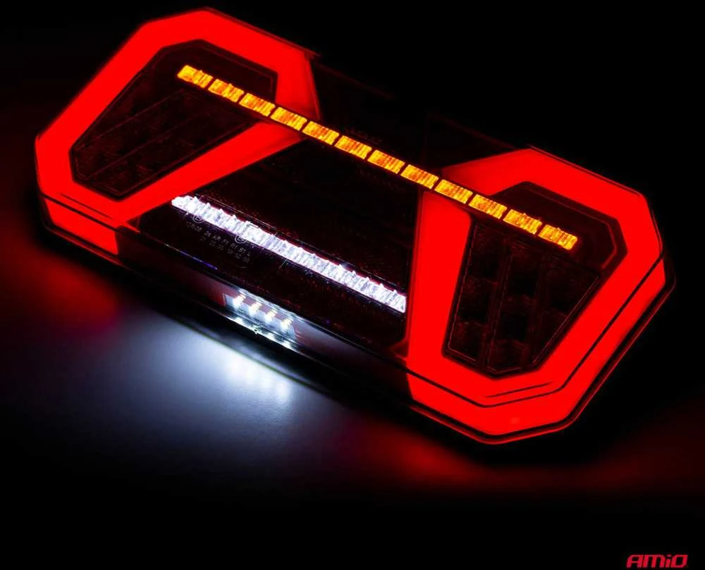 LED Kombinuota galinė lempa AMiO RCL-04-L dynamic, kairė