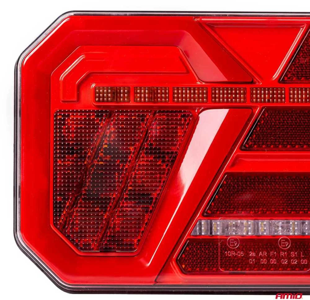 LED Kombinuota galinė lempa AMiO RCL-04-L dynamic, kairė