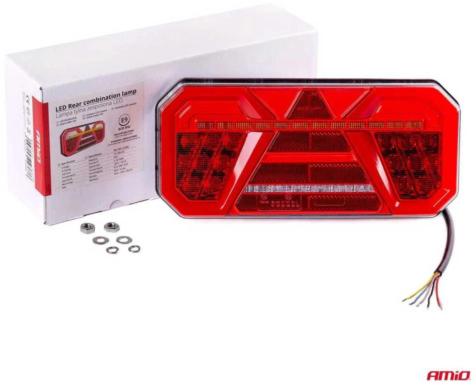 LED Kombinuota galinė lempa AMiO RCL-04-L dynamic, kairė