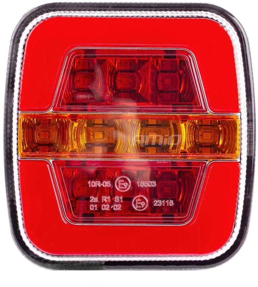 AMiO RCL-05-LR priekabos LED žibintas kvadratinis