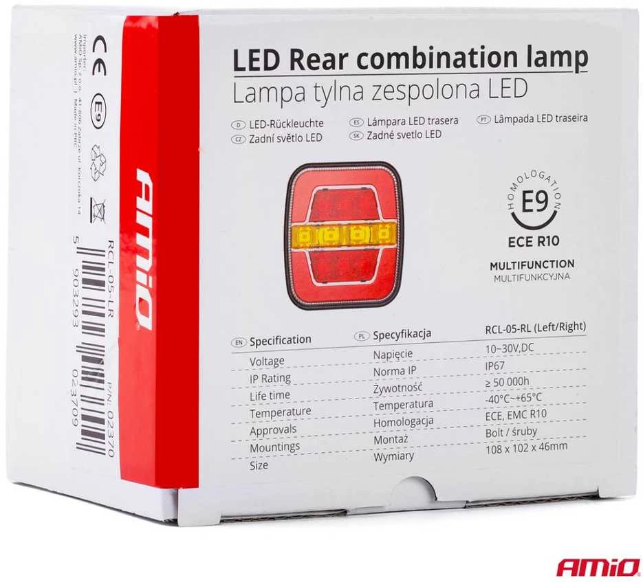 LED Kombinuota galinė lempa AMiO RCL-05-LR left/right