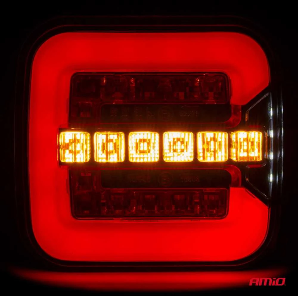 LED Kombinuota galinė lempa AMiO RCL-08-LR dynamic kairė/dešinė