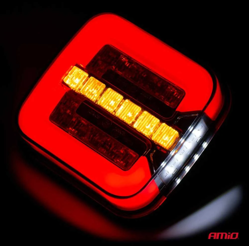 LED Kombinuota galinė lempa AMiO RCL-08-LR dynamic kairė/dešinė