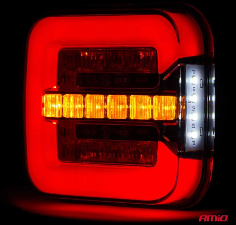 LED Kombinuota galinė lempa AMiO RCL-08-LR dynamic kairė/dešinė